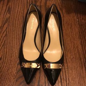 Coach Black Heel